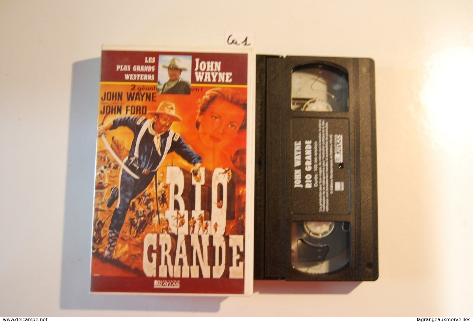 CA1 Cassette Vidéo VHS JOHN WAYNE RIO GRANDE - Western / Cowboy