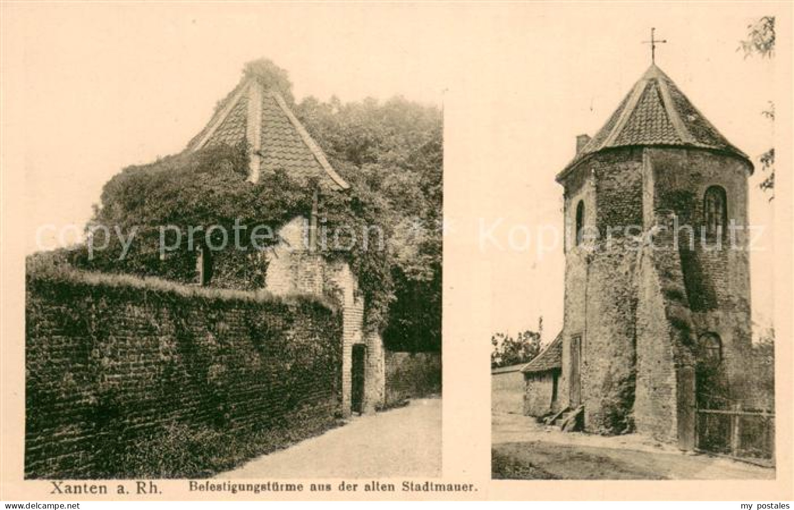 73692569 Xanten Befestigungstuerme Aus Der Alten Stadtmauer Xanten - Xanten