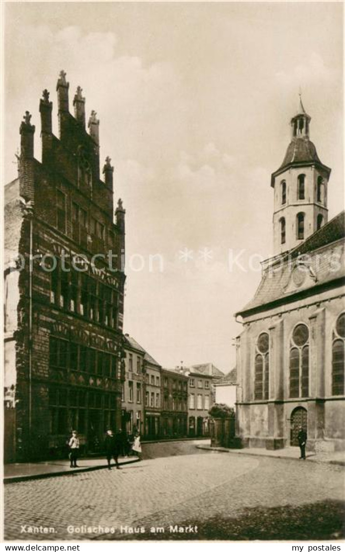 73692568 Xanten Gotisches Haus Am Markt Giebelhaus Historisches Gebaeude Xanten - Xanten