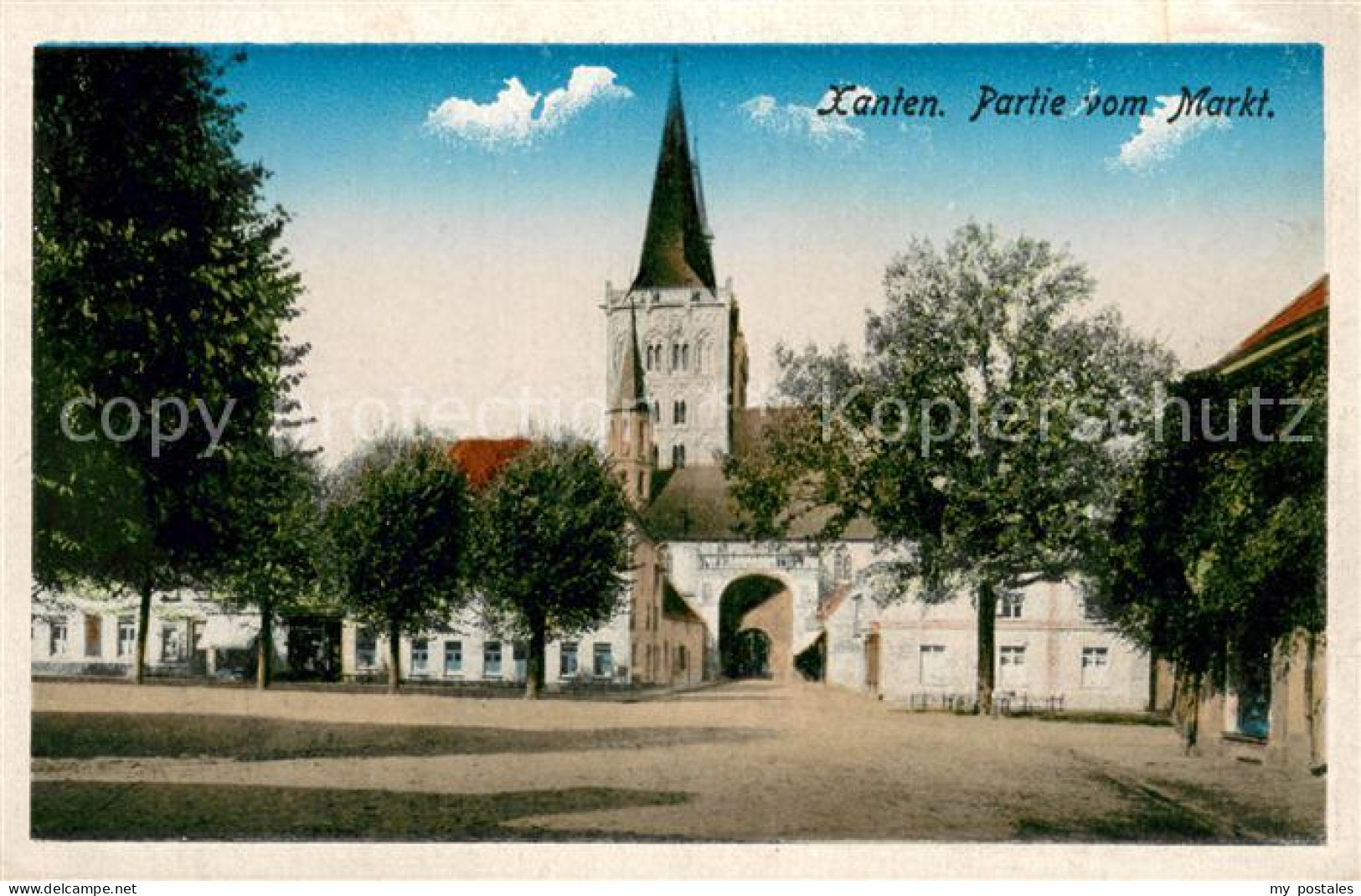 73692565 Xanten Partie Am Markt Torbogen Kirche Xanten - Xanten