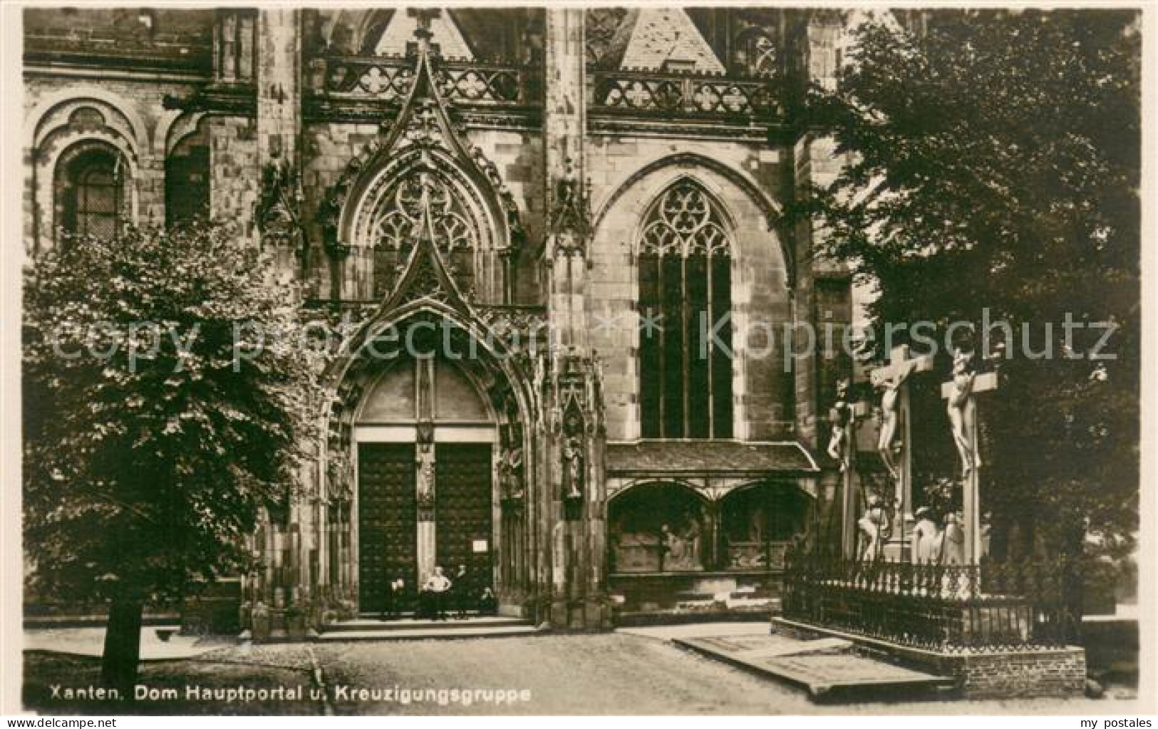 73692562 Xanten Dom Hauptportal Und Kreuzigungsgruppe Xanten - Xanten