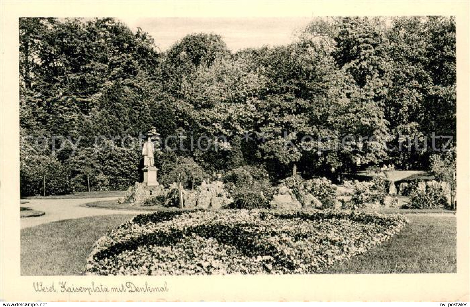 73692556 Wesel Rhein Kaiserplatz Mit Denkmal Wesel Rhein - Wesel