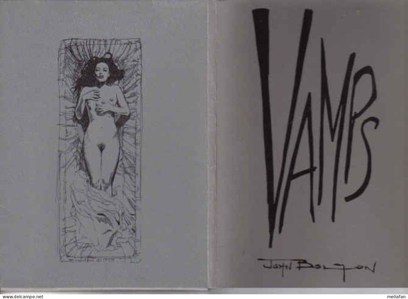 Y618 - PORT-FOLIO B CARTES VAMPS - JOHN BOLTON - 6ème FESTIVAL BD BOULOGNE SUR MER 1996 - Altri & Non Classificati