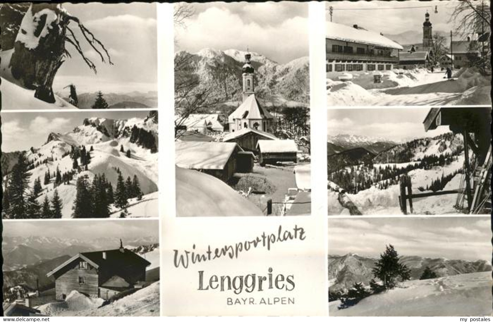 41080749 Lenggries Wintersportplatz Bayr. Alpen Lenggries - Lenggries