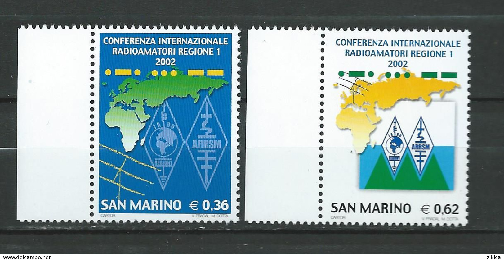 San Marino - 2002 The International Amateur Radio Union Conference, San Marino 2002  MNH** - Ungebraucht