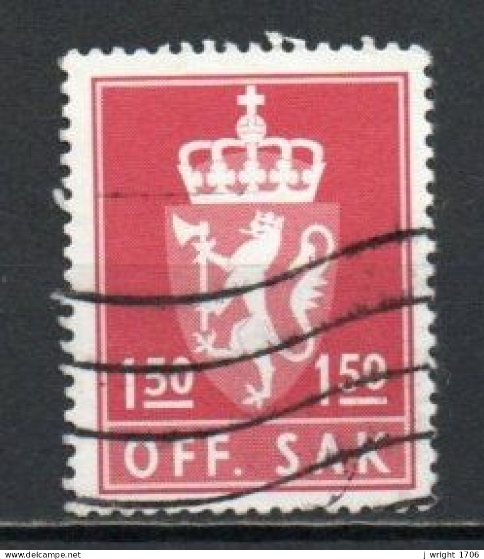 Norway, 1981, Coat Of Arms/Lithography, 1.50Kr, USED - Dienstmarken