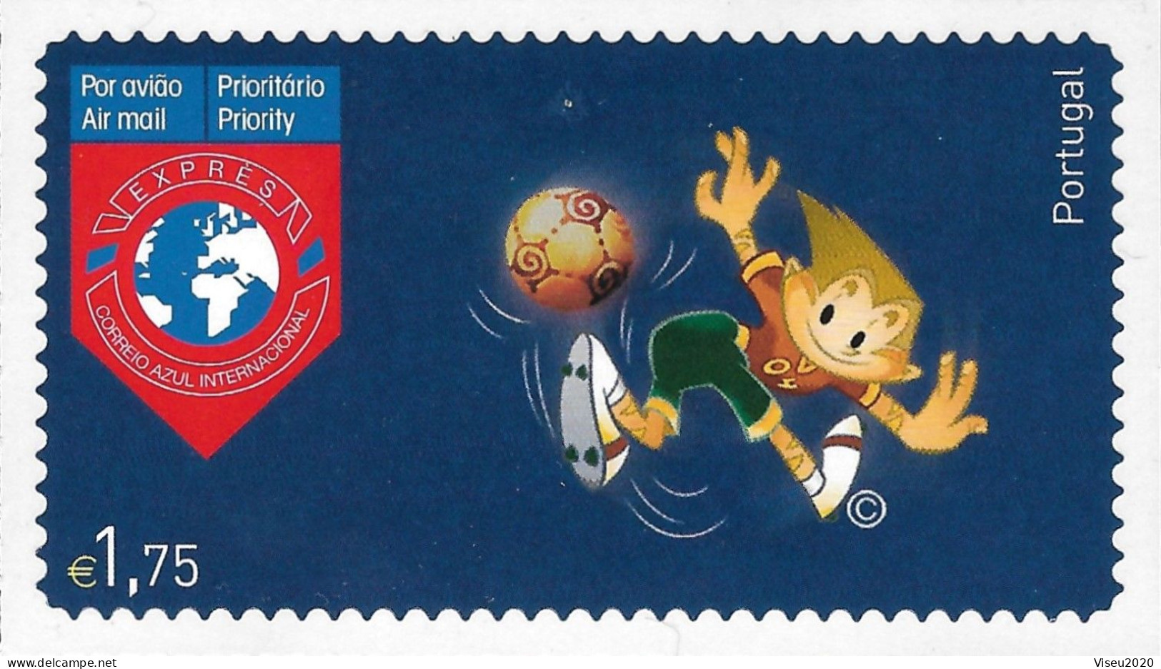 Portugal - 2004 UEFA Euro 2004 - "Kinas" MNH - AF 3065 - AUTO-ADESIVOS - Neufs