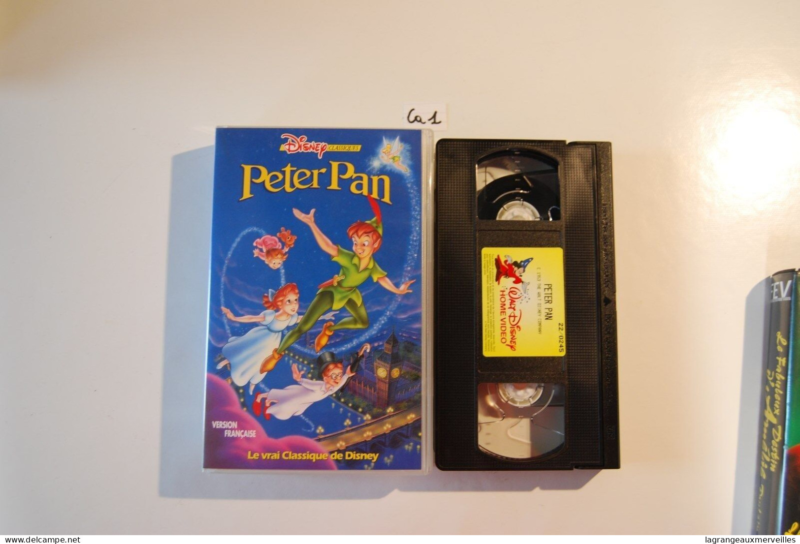 CA1 Cassette Vidéo VHS Peter Pan Walt Disney - Dessins Animés