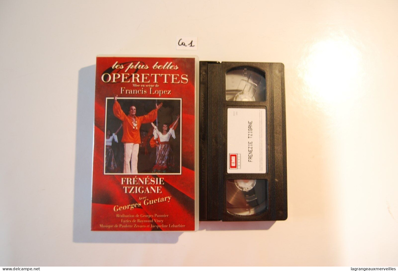 CA1 Cassette Vidéo VHS Les Plus Belles Opérettes De Lopez Frénésie Tzigane - Concert En Muziek