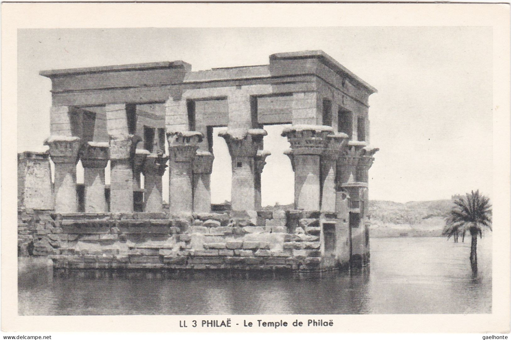 EG020 SUD D'ASSOUAN - VUE LATERALE SUR LE TEMPLE DE PHILAË - RUINES - Aswan