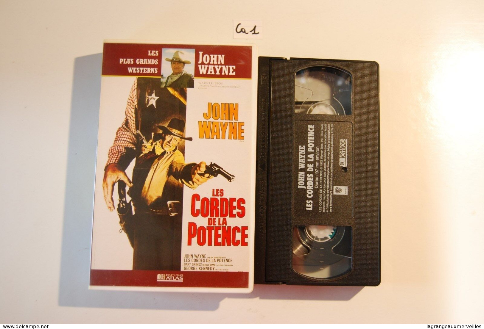 CA1 K7 VHS JOHN WAYNE LES CORDES DE LA POTENCE - Western / Cowboy