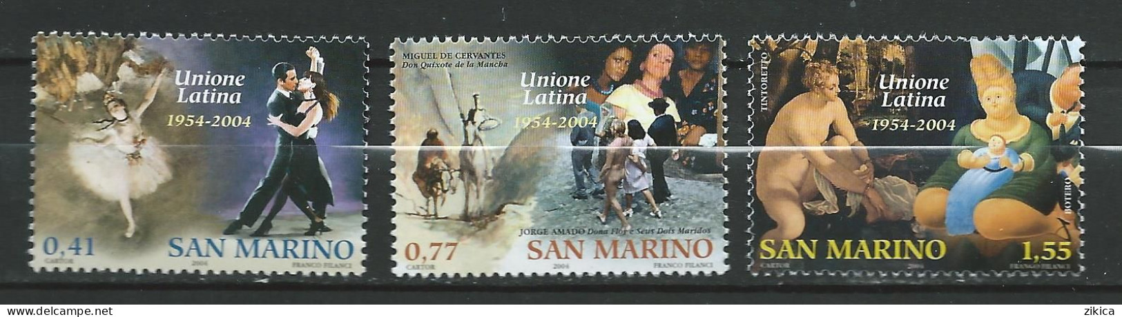 San Marino - 2004 The 50th Ann. Of Unione Latina. Ballet . MNH** - Neufs