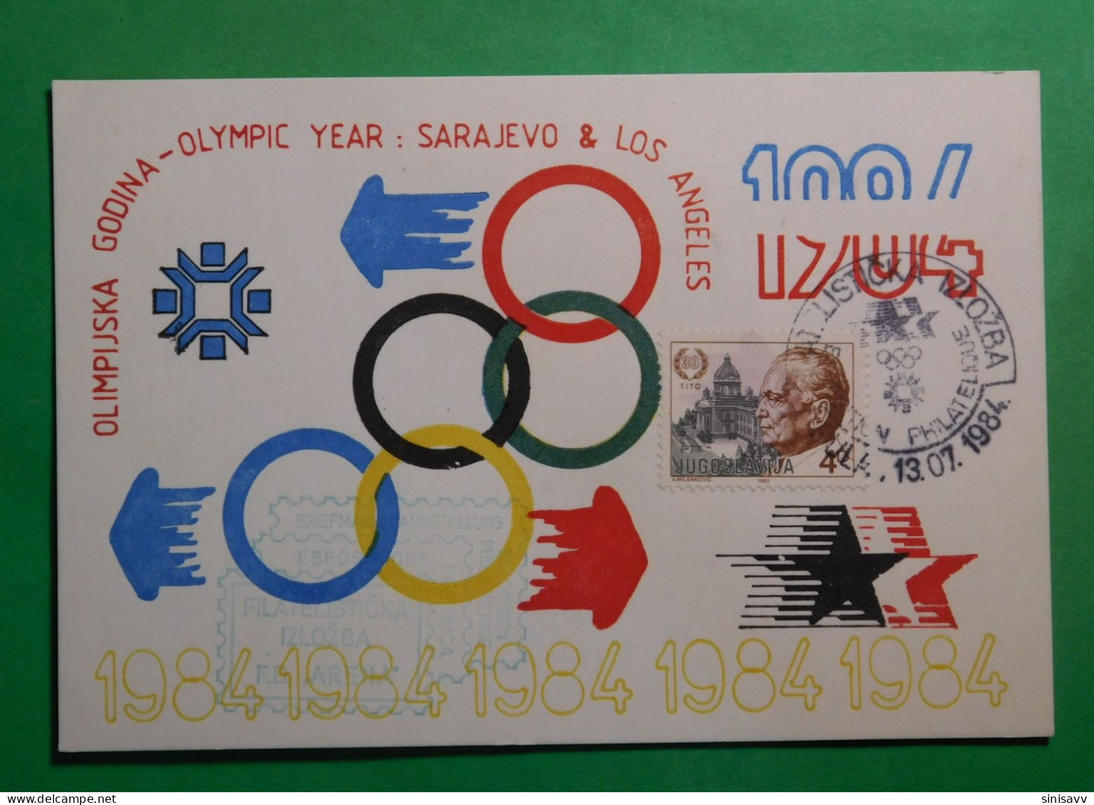 Olympic Year 1984: Sarajevo & Los Angeles - Yugoslavia F.D Arena - Pula - Estate 1984: Los Angeles