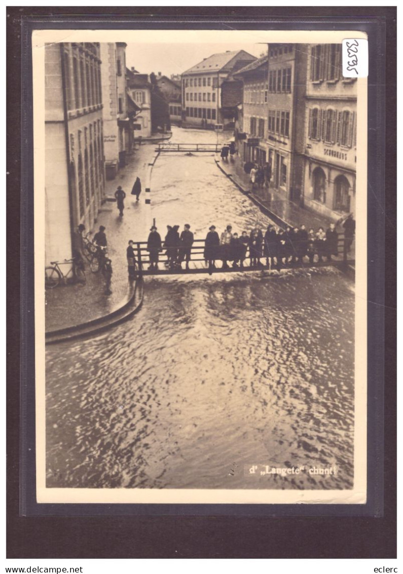 GRÖSSE 10x15cm - LANGENTHAL - HOCHWASSER - TB - Langenthal