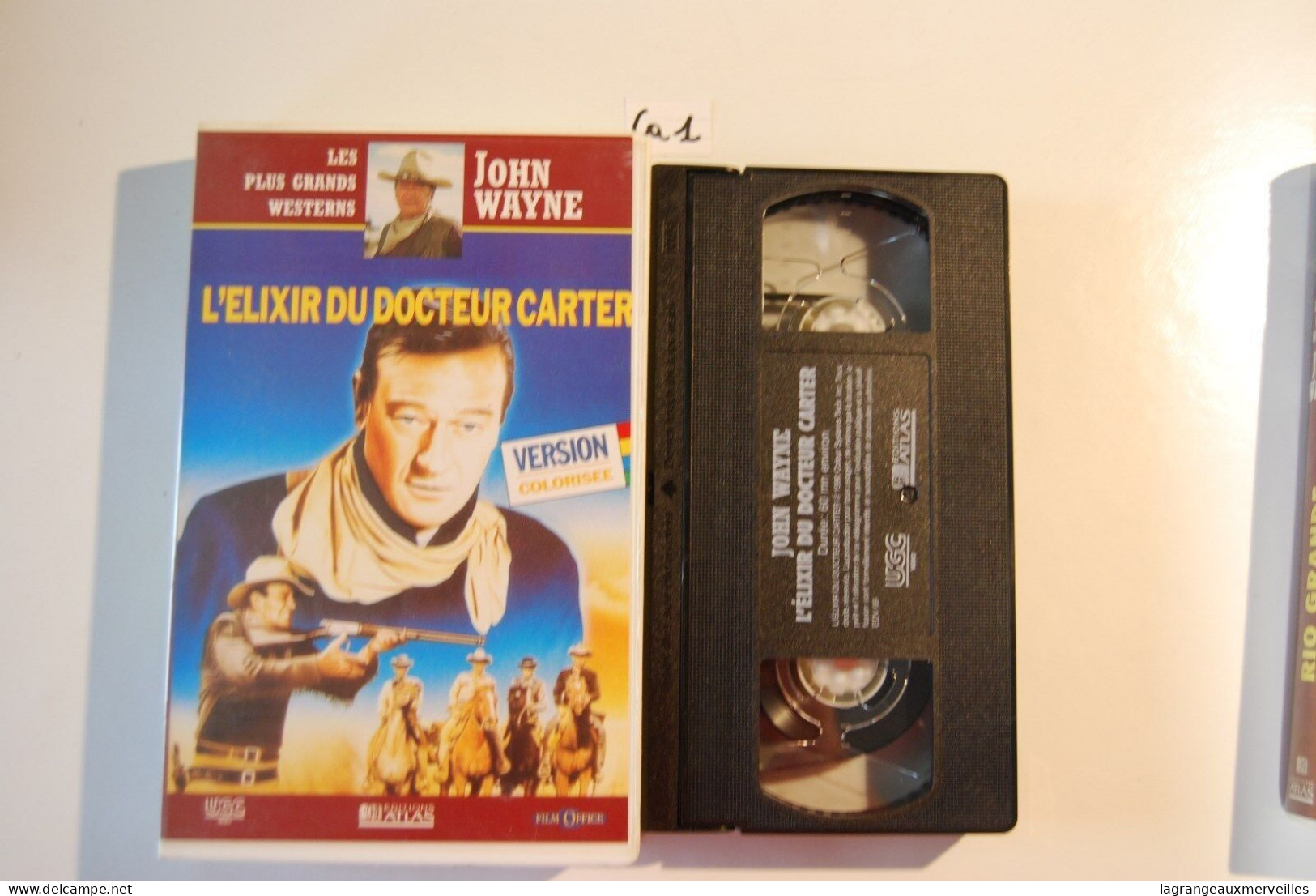 CA1 K7 VHS JOHN WAYNE L'ELIXIR DU DOCTEUR CARTER - Oeste/Vaqueros