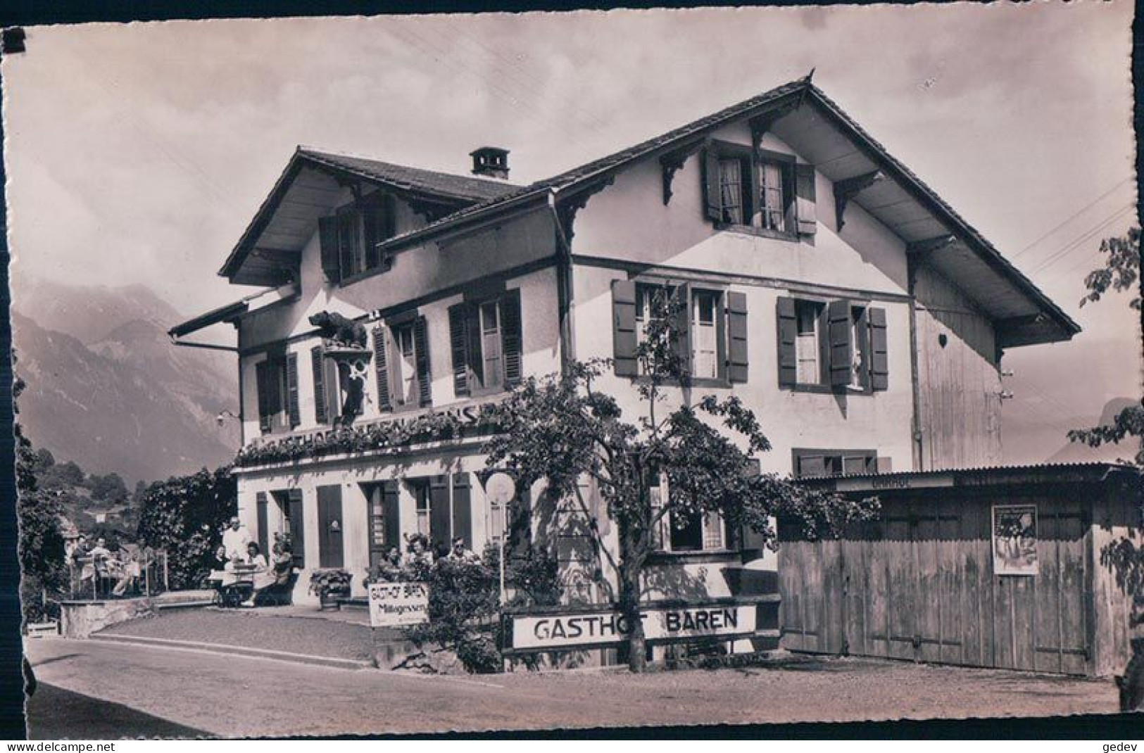 Oberried Brienzersee, Gasthof Bären, Bes. R. Müller (501) - Oberried Am Brienzersee