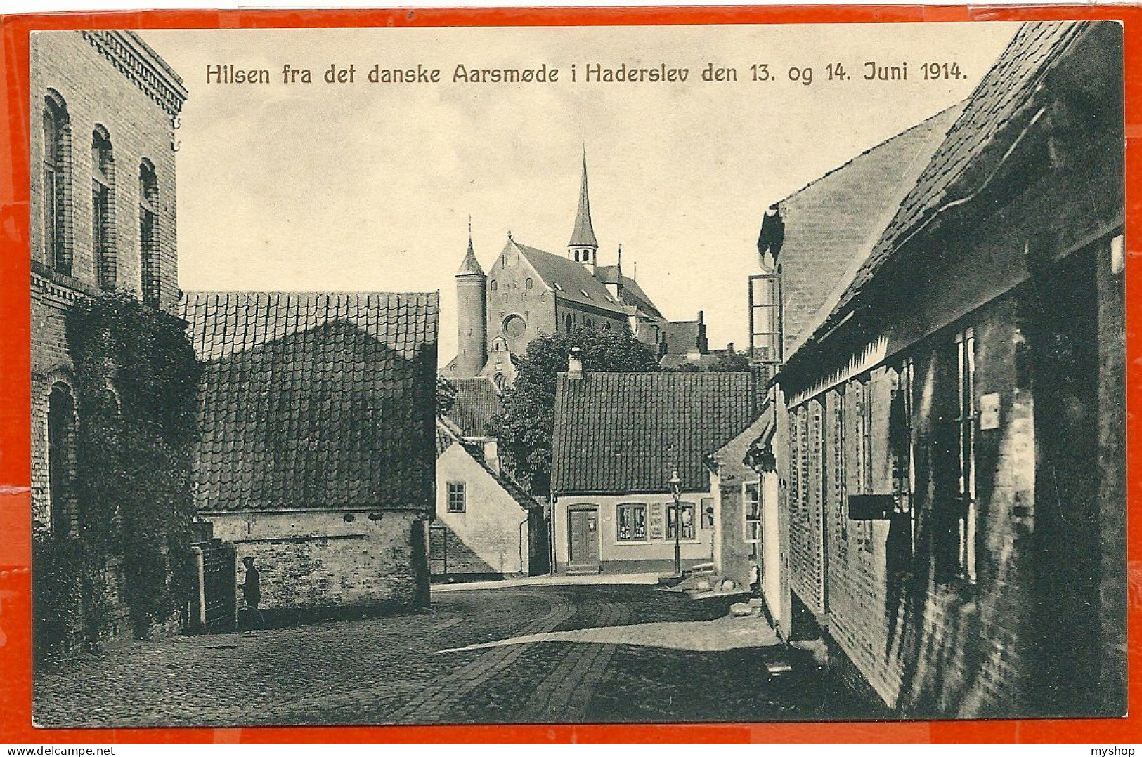 DK105_*  HILSEN FRA DET DANSKE ÅRSMØDE I HADDERSLEV 1914 *  UNUSED - Danemark