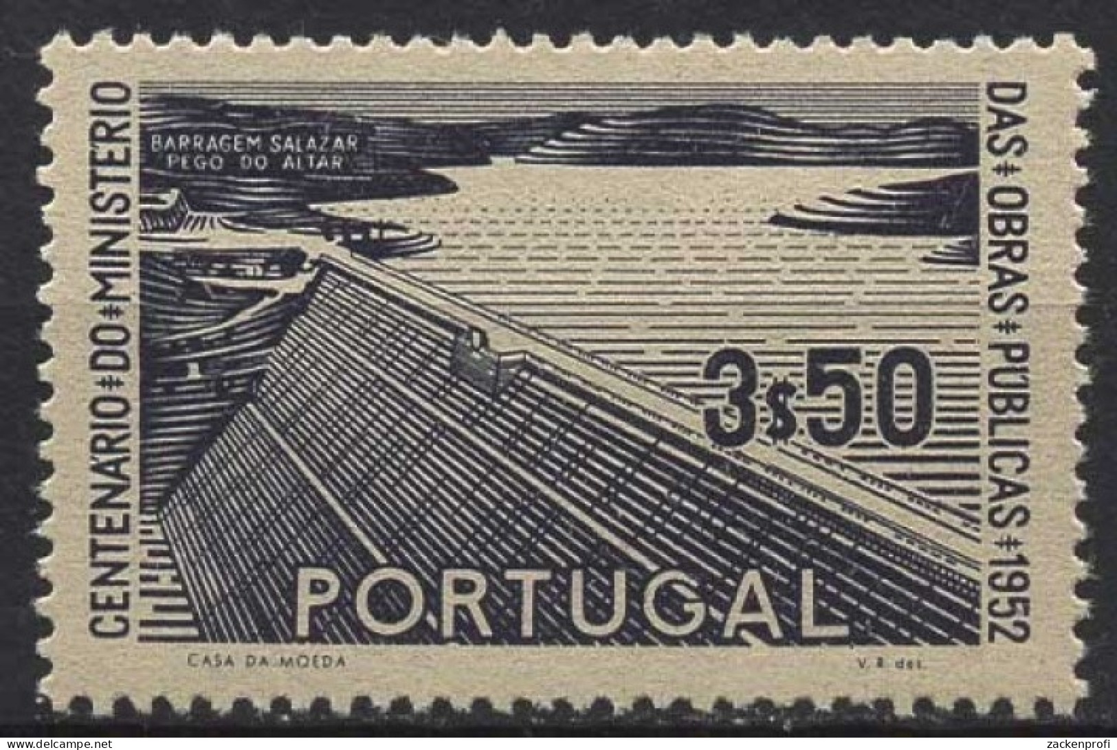 Portugal 1952 100 Jahre Ministerium Für öffentliche Arbeiten 787 Mit Falz - Neufs