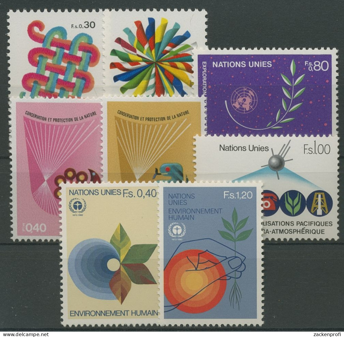 UNO Genf Kompletter Jahrgang 1982 Postfrisch (R14323) - Ungebraucht