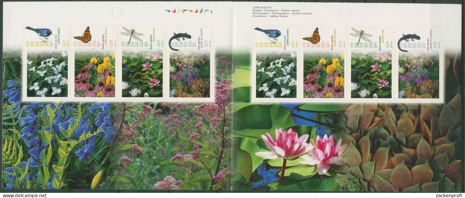 Kanada 2006 Gartenbau Pflanzen Tiere Markenheftchen MH 320 Postfrisch (C97446) - Full Booklets