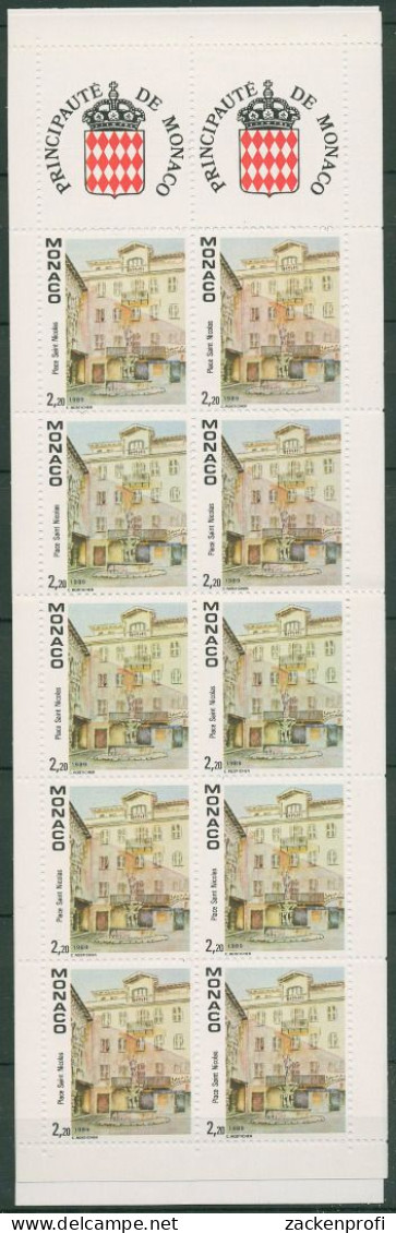 Monaco 1989 Gemälde Stadtansichten Markenheftchen MH 4 Postfrisch (C60933) - Postzegelboekjes