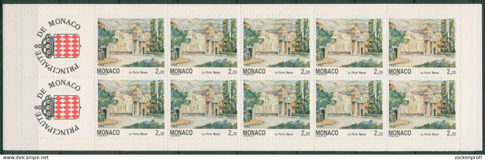 Monaco 1992 Gemälde Stadtansichten Markenheftchen MH 7 Postfrisch (C60936) - Booklets