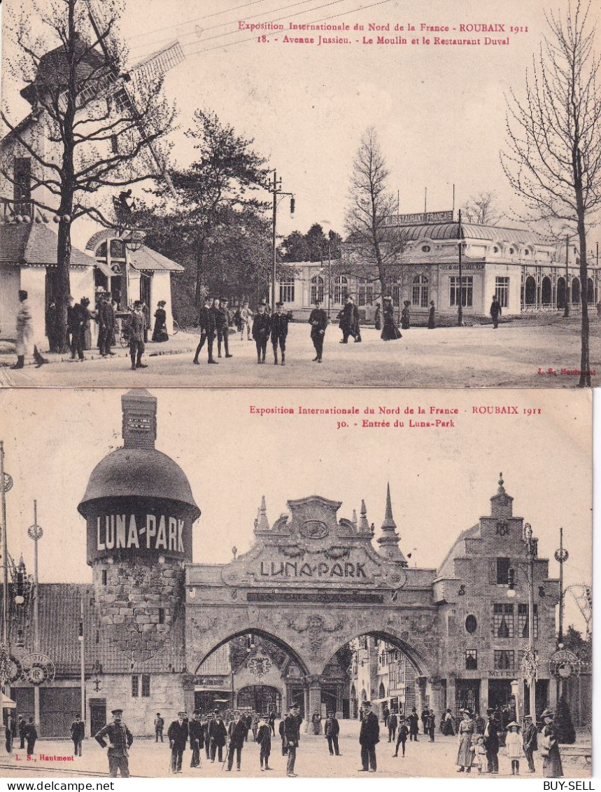 FRANCE - 18 CARTES - TRES BEAU JEU DE ROUBAIX - 1902 / 1903 / 1906 / 1908 / 1911 - A SAISIR -