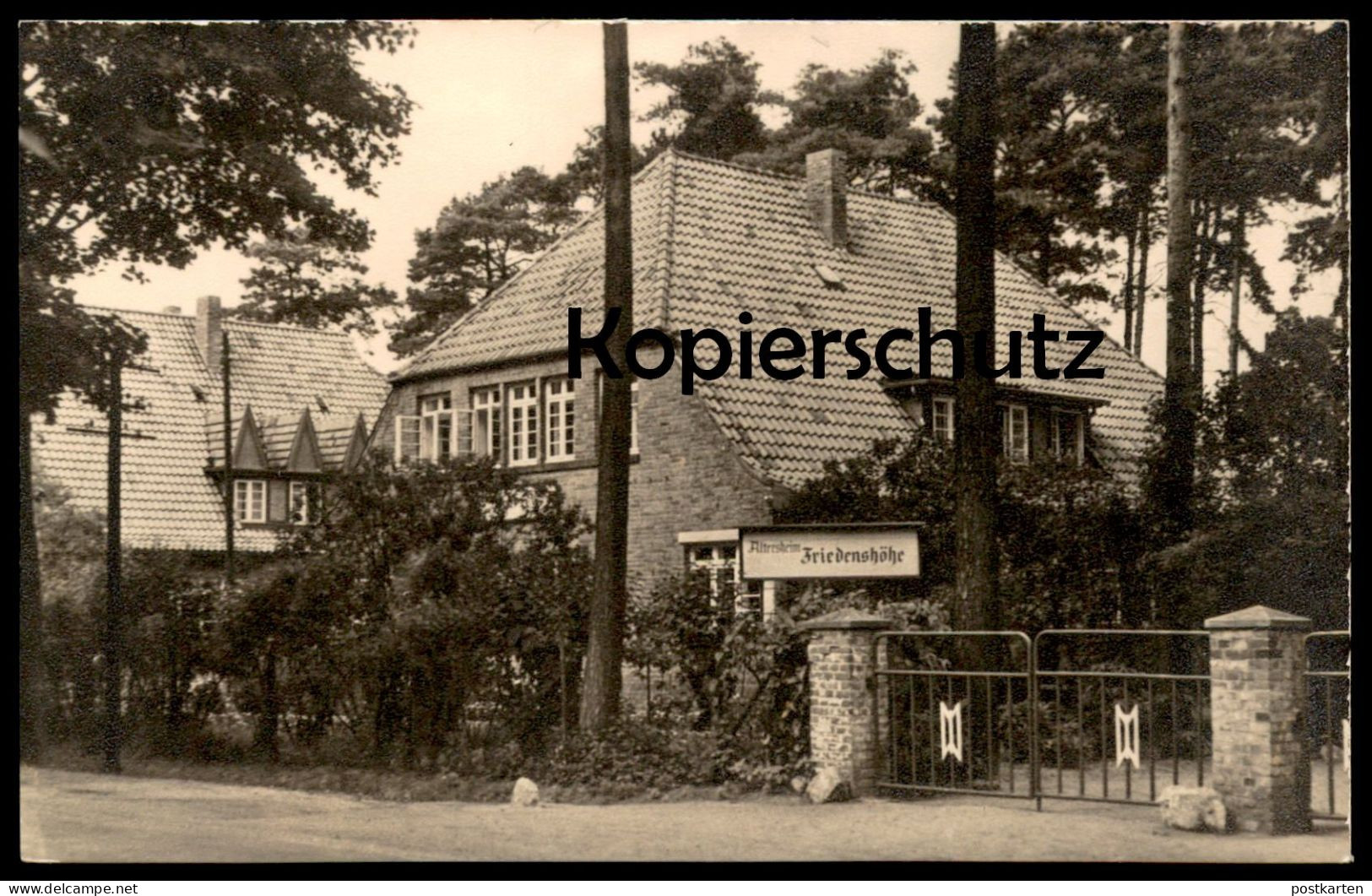 ALTE POSTKARTE LOBETAL HOFFNUNGSTALER ANSTALTEN BERNAU BEI BERLIN ALTERSHEIM FRIEDENSHÖHE Ansichtskarte AK Cpa Postcard - Bernau