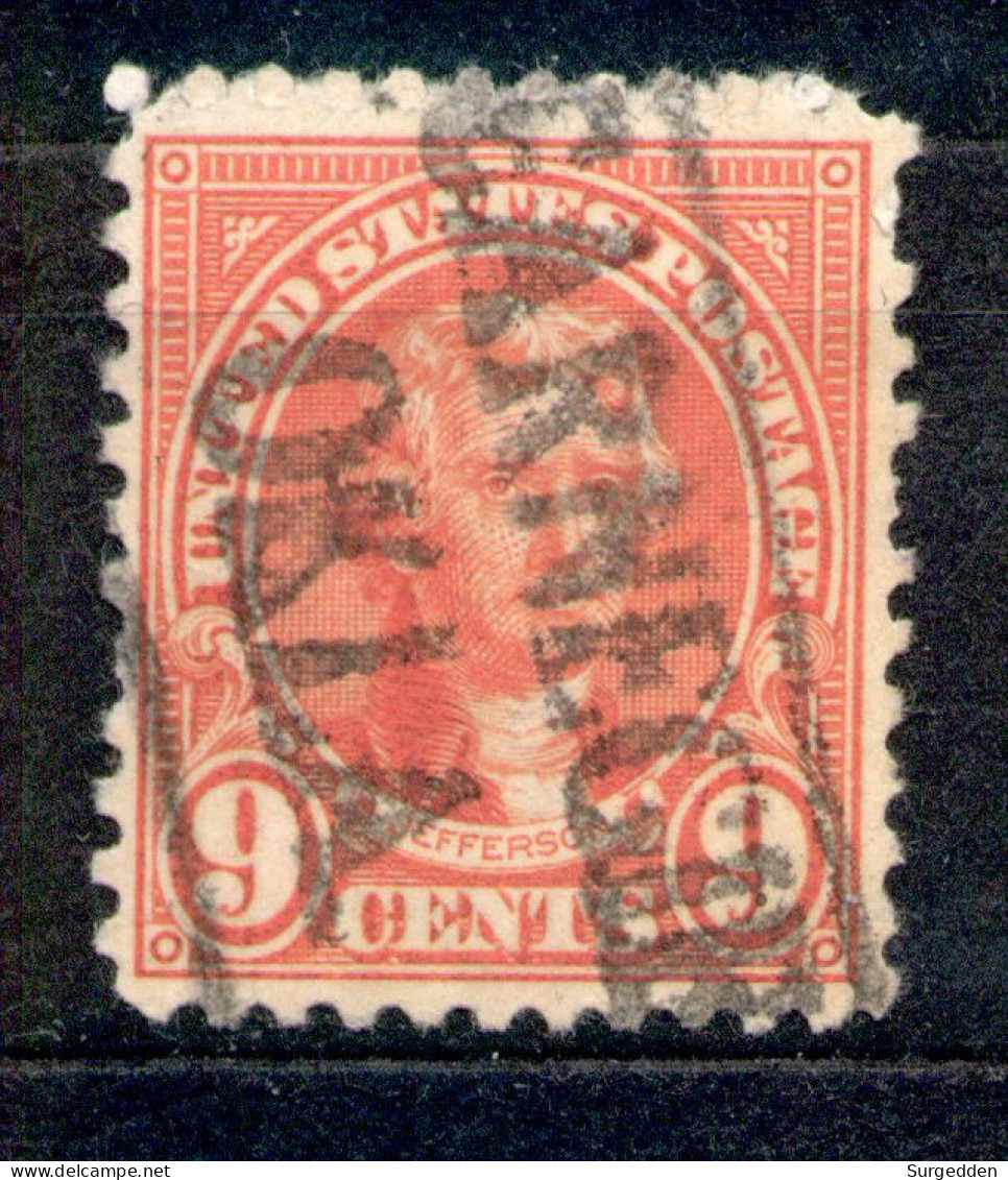 USA 1922, Michel-Nr. 271 W2 F O, Precancel "CARNEGIE, OKLA." - Used Stamps