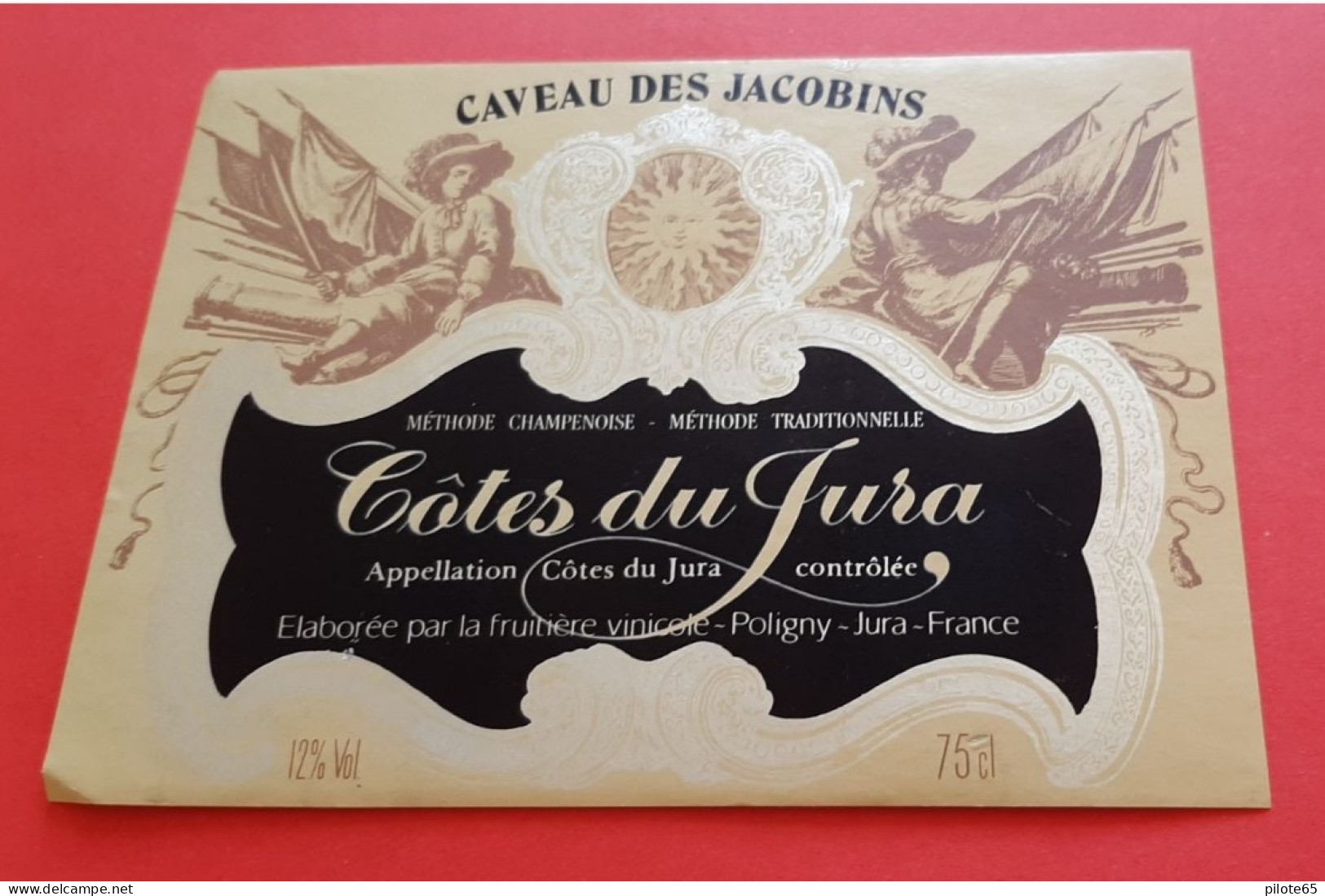 ETIQUETTE NEUVE / THEME MOUSSEUX / CAVEAU DES JACOBINS / COTES DU JURA / FRUITIERE VINICOLE . POLIGNY - Collections & Sets