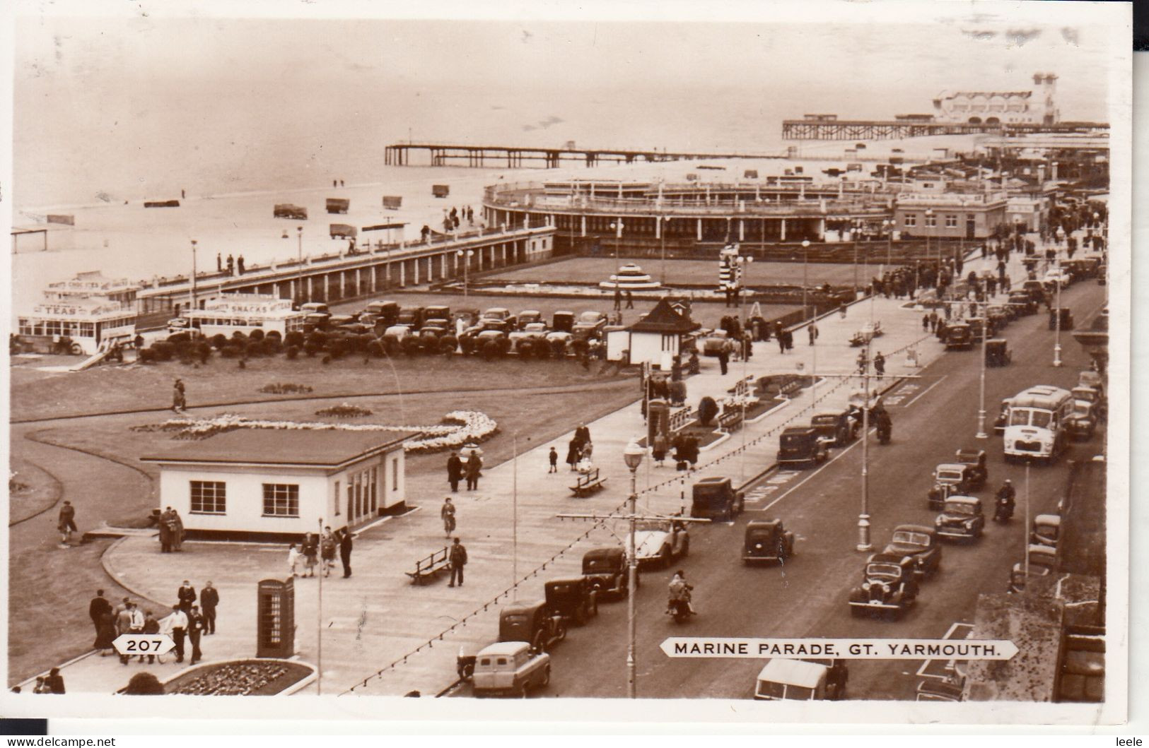 BZ093. Vintage Postcards. Marine Parade.. Great Yarmouth. - Great Yarmouth