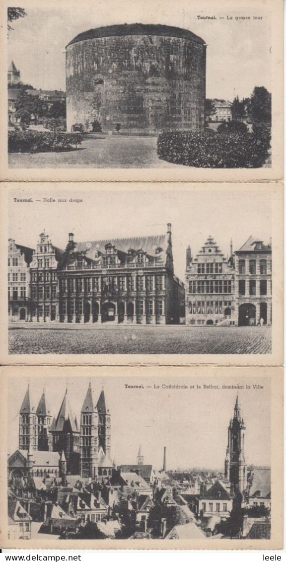 BZ068. Vintage Postcards X 6. Buildings In Tournai, Belgium - Tournai
