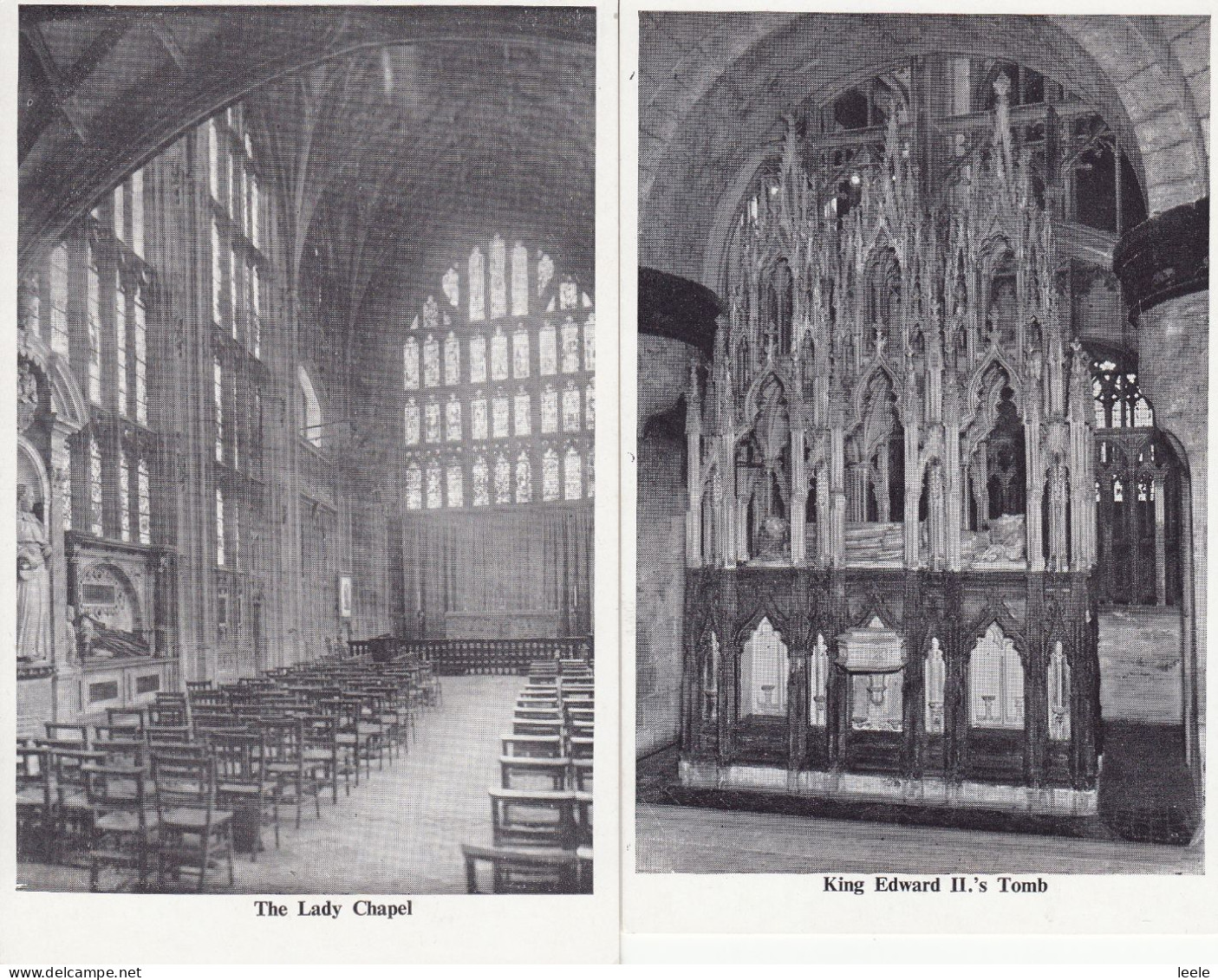 BZ010. Vintage Postcards X 2. Gloucester Cathedral - Gloucester