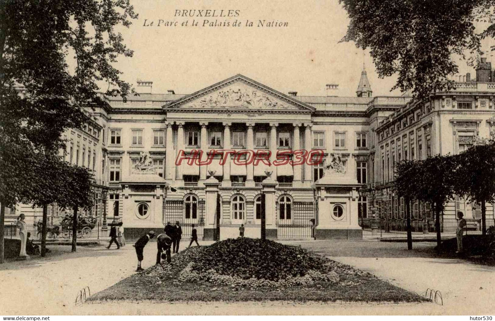 CPA BRUXELLES - LE PARC ET LE PALAIS DE LA NATION - Parks, Gärten