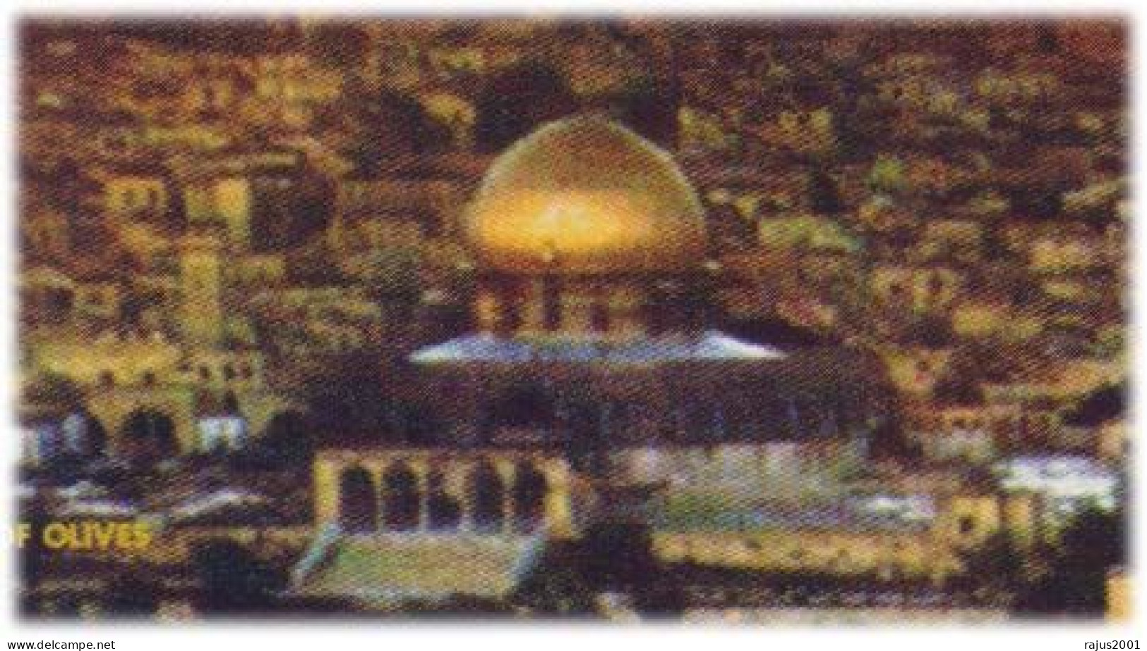 Omar Mosque, Al-Quds Jerusalem, Al-Aqsa Mosque Palestine, Dome Of The Rock, Islam, Islamic, Religion, Guyana MS FDC - Islam