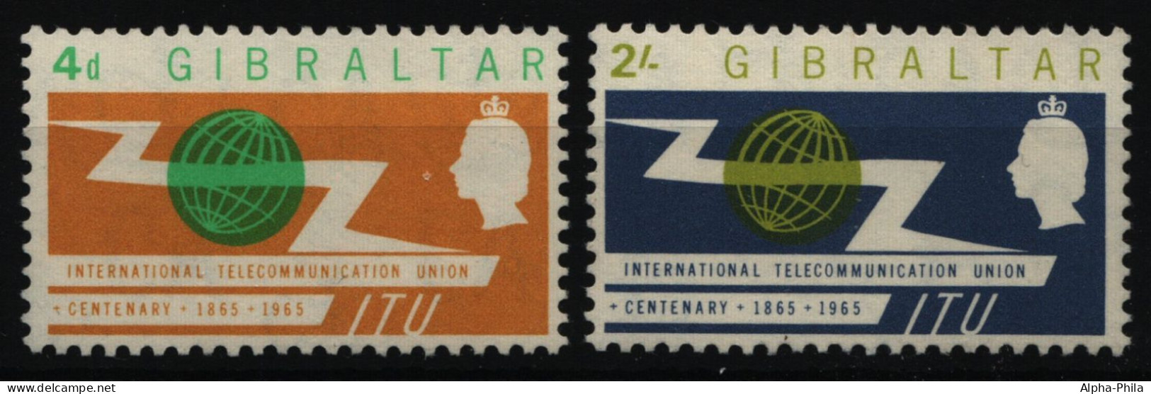 Gibraltar 1965 - Mi-Nr. 169-170 ** - MNH - ITU - Gibraltar