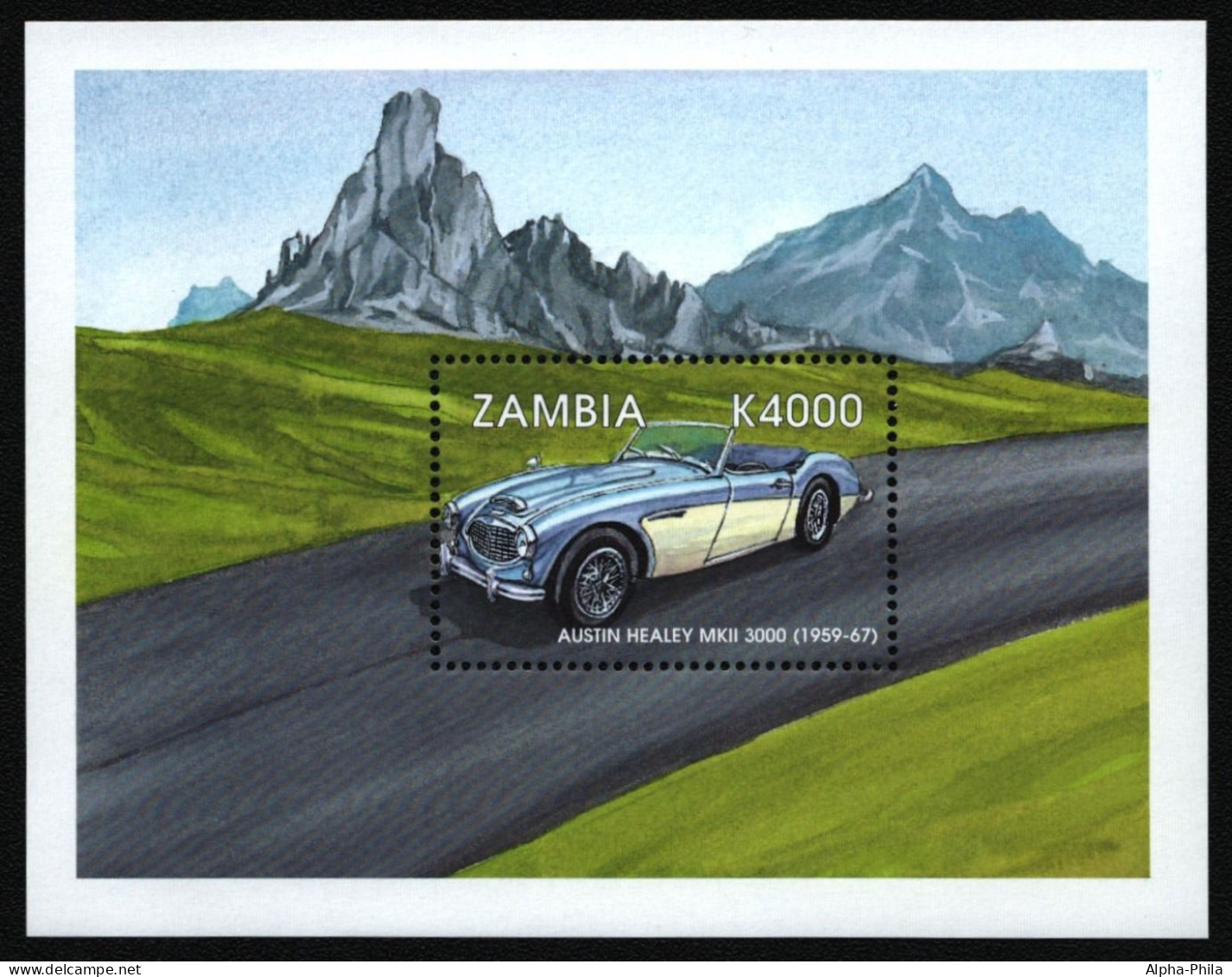 Sambia 1998 - Mi-Nr. Block 46 ** - MNH - Autos / Cars - Zambie (1965-...)