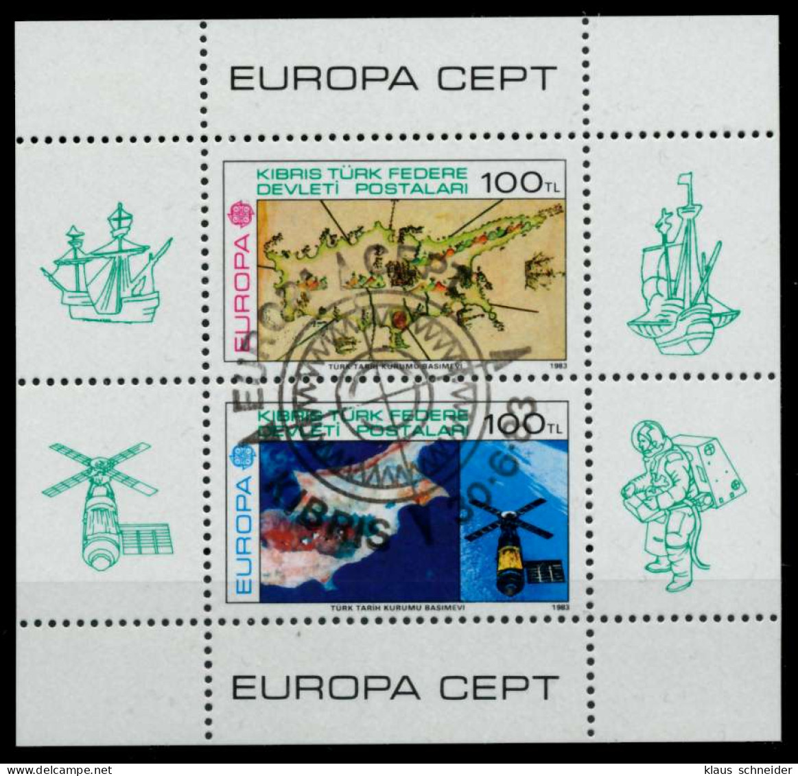 TÜRKISCH-ZYPERN Block 4 ESST Zentrisch Gestempelt X691D1E - Used Stamps
