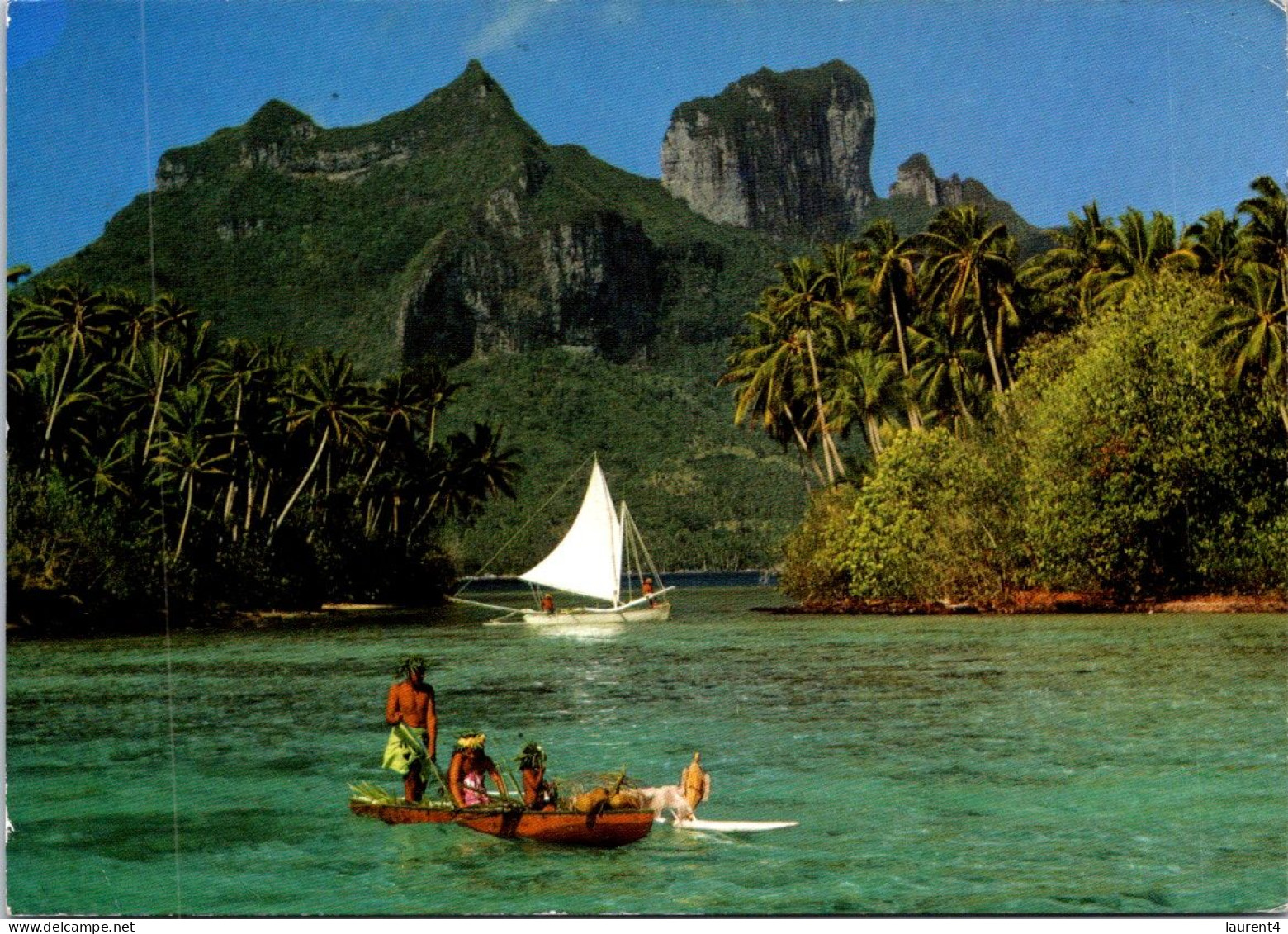 1-3-2025 (1 Y 37)  French Polynesia - Bora Bora (posted To France Mainland 1975) - Französisch-Polynesien