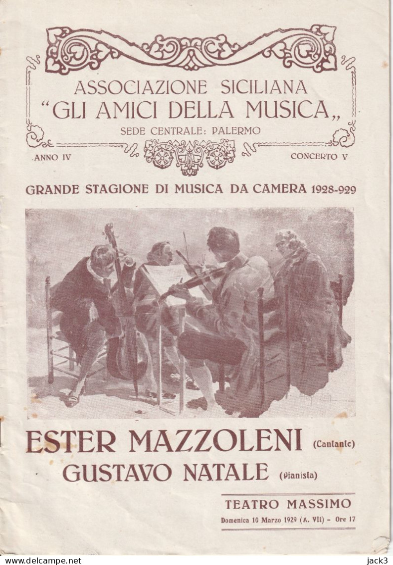 RIVISTA - GLI AMICI DELLA MUSICA  1928/29 - Musik