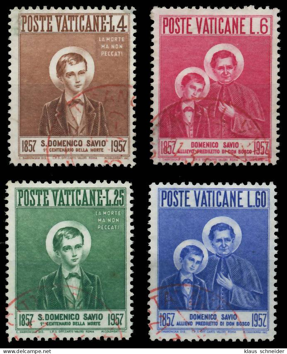 VATIKAN 1957 Nr 266-269 Gestempelt X40175A - Used Stamps