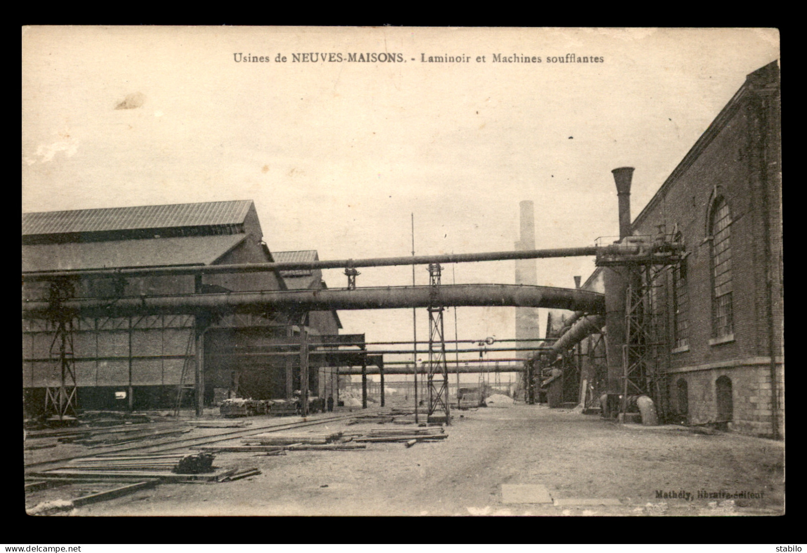 54 - NEUVES-MAISONS - LES USINES - LAMINOIRS ET MACHINES SOUFFLANTES - Neuves Maisons