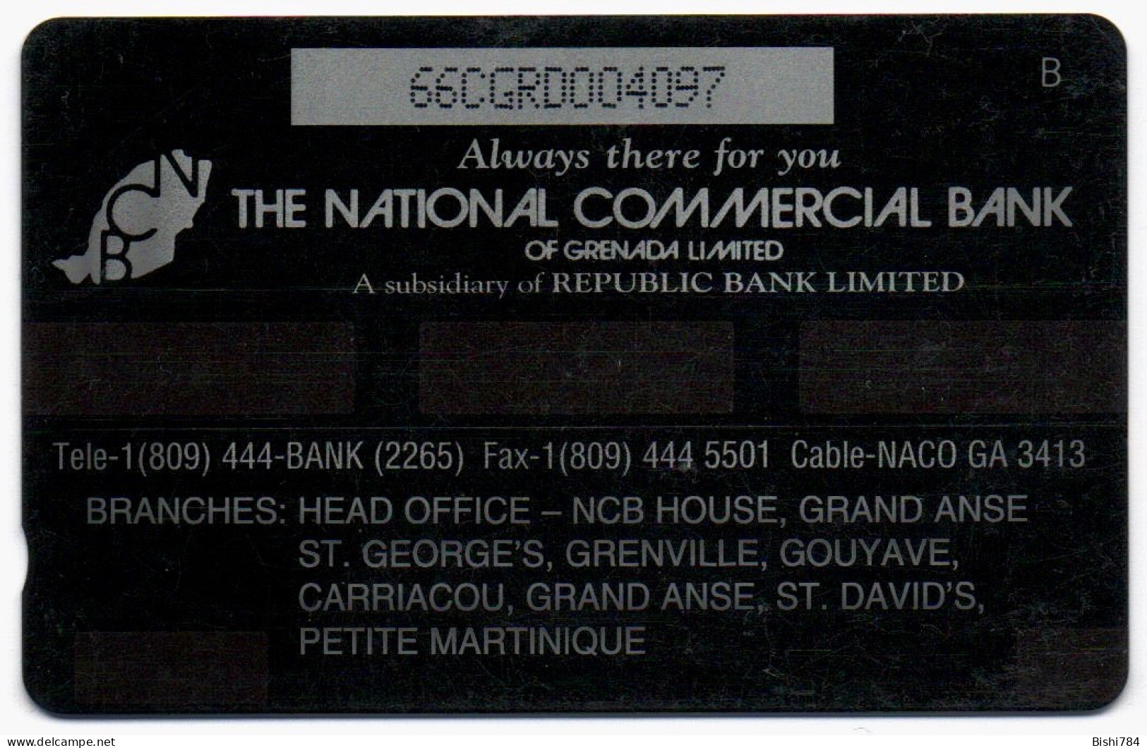 Grenada - National Commercial Bank $10 - 66CGRD - Grenade