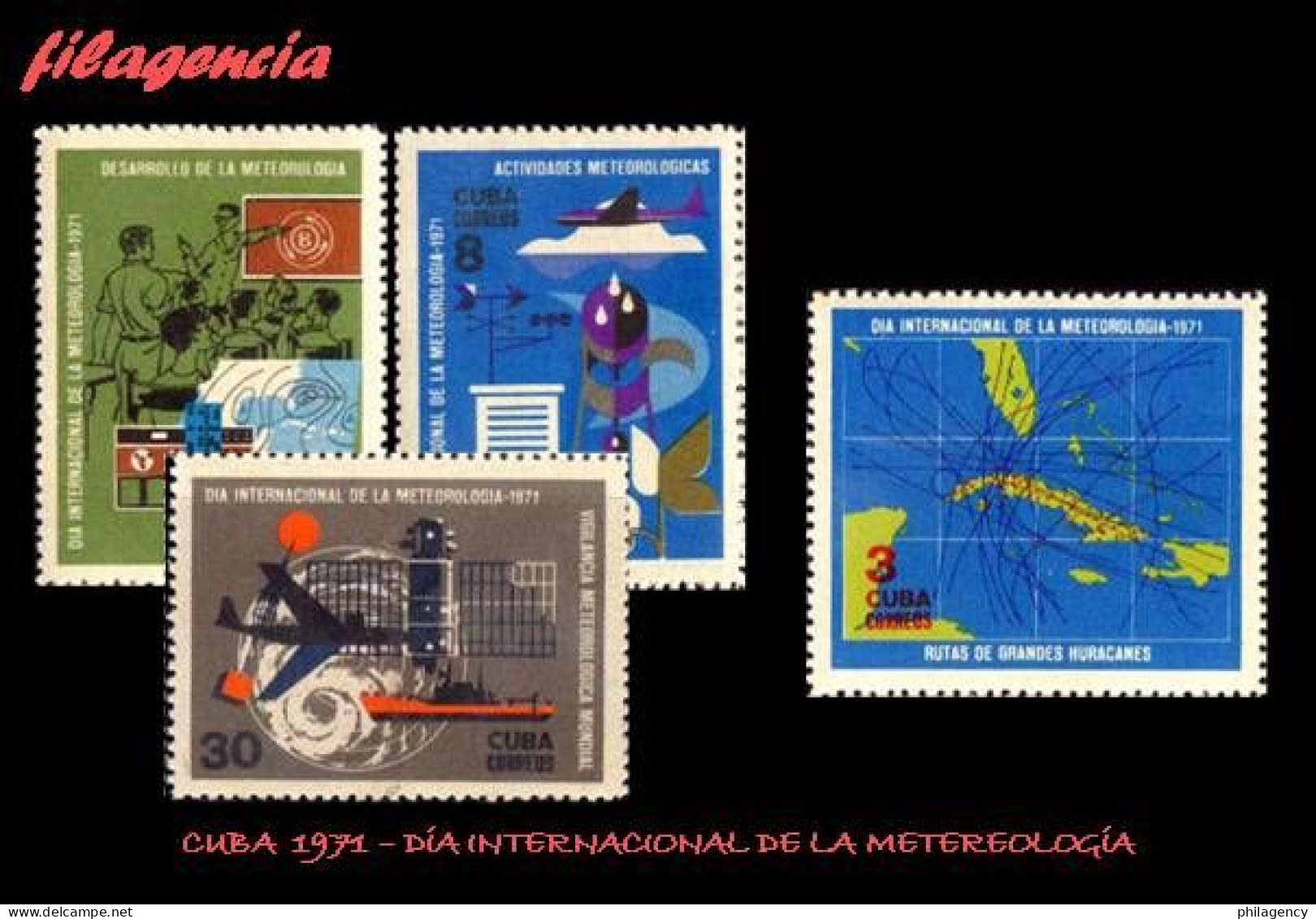 CUBA MINT. 1971-03 DÍA INTERNACIONAL DE LA METEREOLOGÍA - Ungebraucht