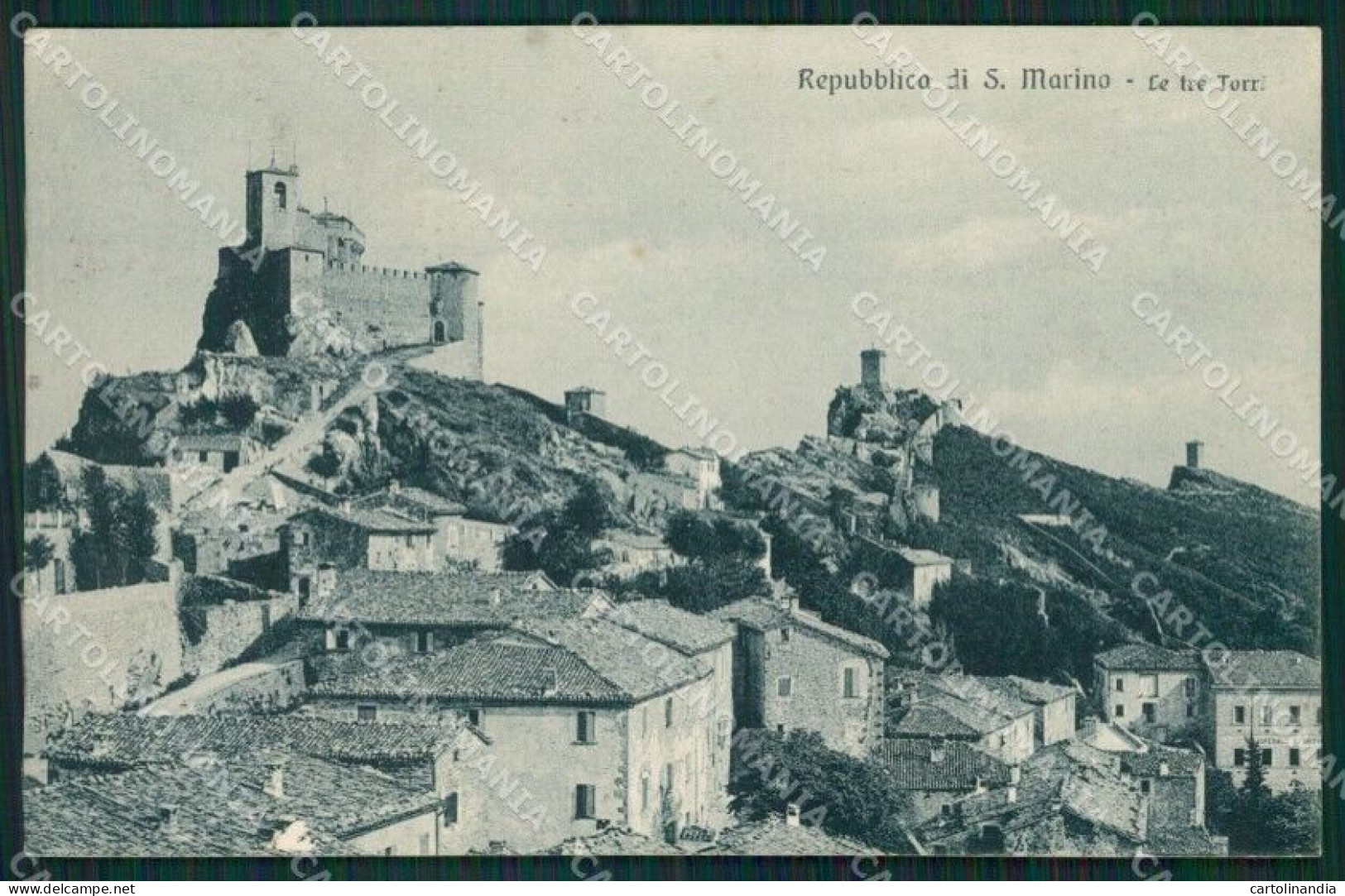 San Marino LEGGERMENTE SCOLLATA Cartolina MQ5432 - Saint-Marin