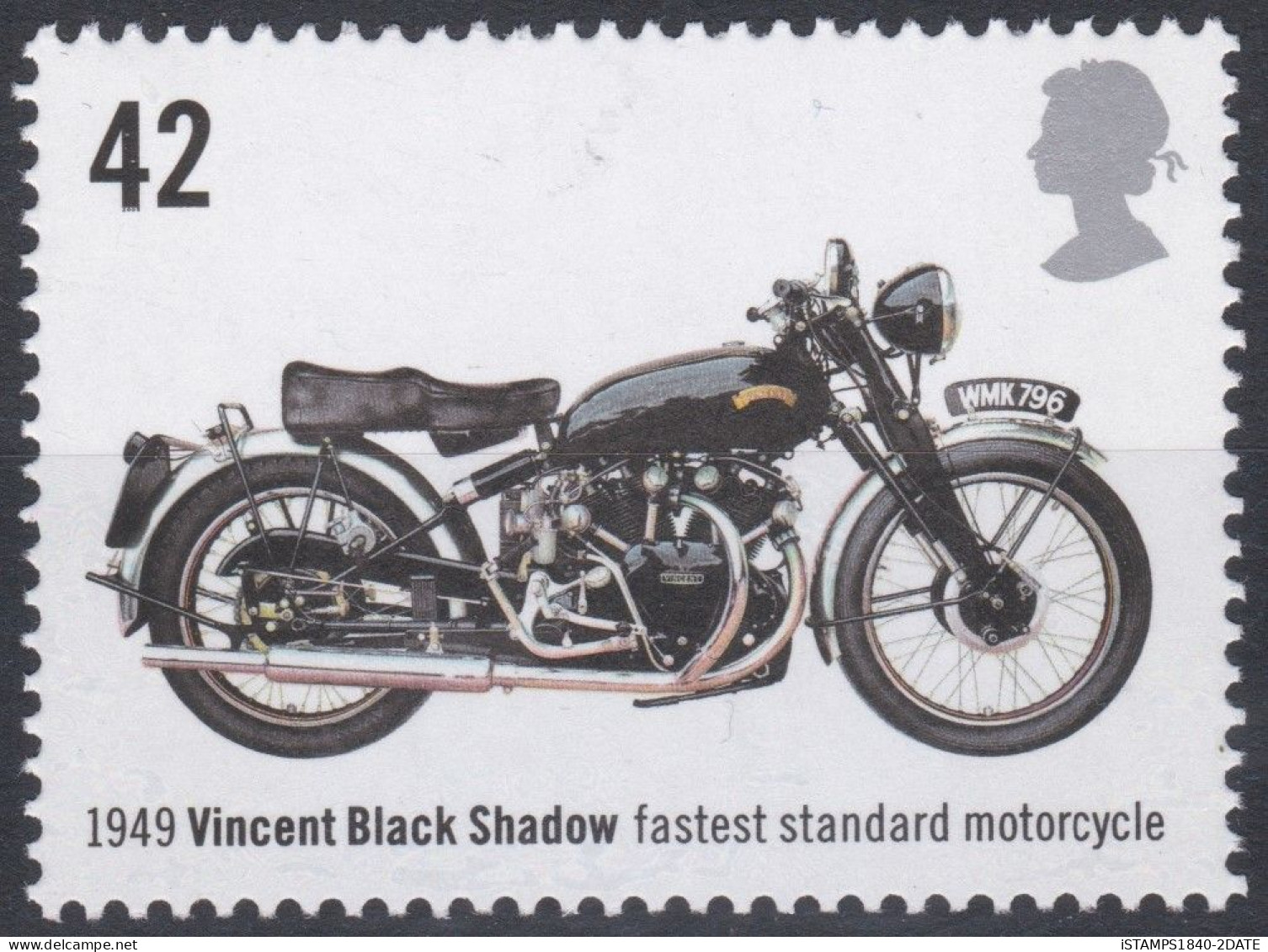 00862/Great Britain 2005 Sg2550 42p Multicoloured MNH Vincent Black Shadow, Fastest Standard Motorcycle (1949) - Motos