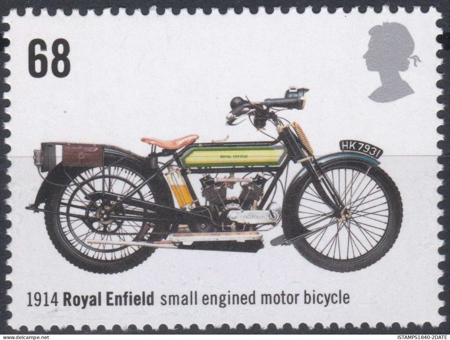 00865/Great Britain 2005 Sg2553 68p Multicoloured MNH Royal Enfield, Small Engined Motor Bicycle (1914) - Motorbikes