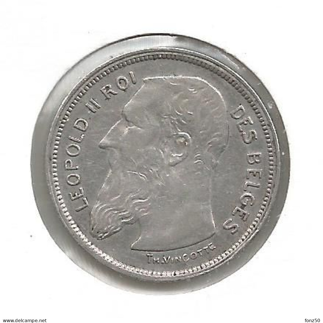 LEOPOLD II * 2 Frank 1909 Frans * Met Punt * Prachtig * Nr 12700 - 2 Francs