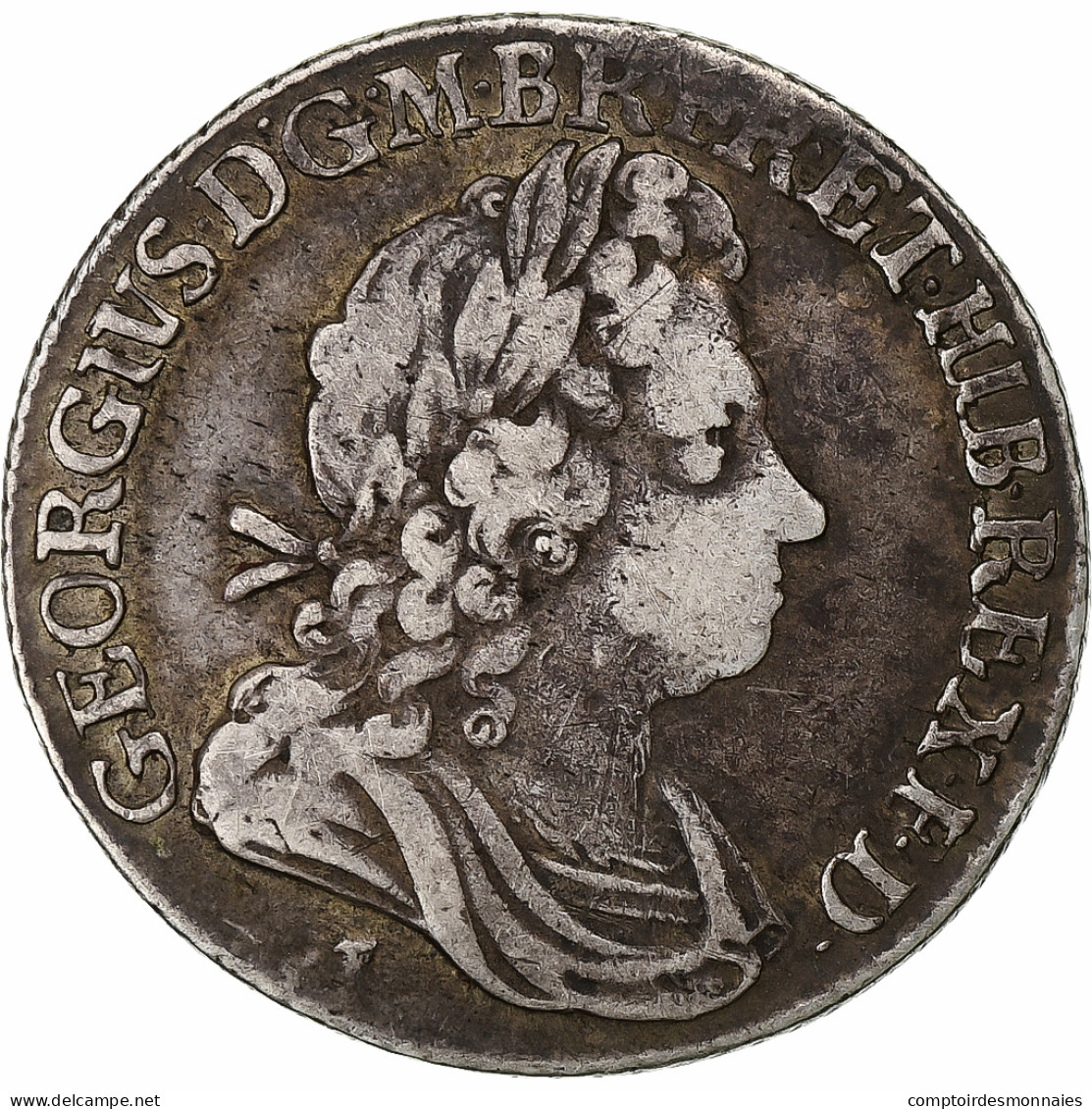 Grande-Bretagne, George I, Shilling, 1723, Londres, Argent, TTB, Spink:3647 - H. 1 Shilling