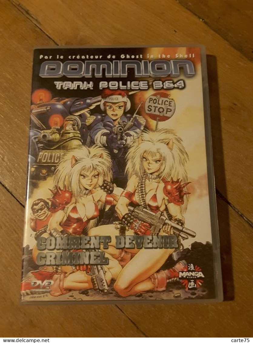 Dominion Tank Police 3 Et 4 DVD Par Le Créateur De Ghost In The Shell Masamune Shirow - Mangas & Anime